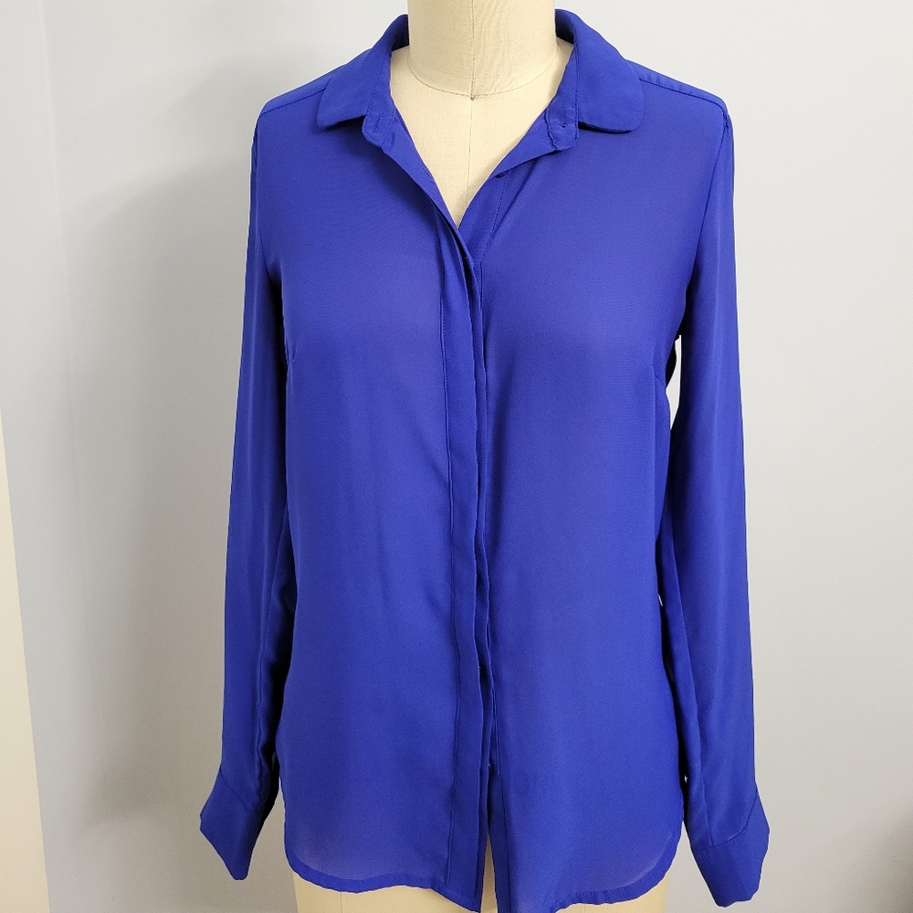 H&M Royal Blue Blouse Size XS
